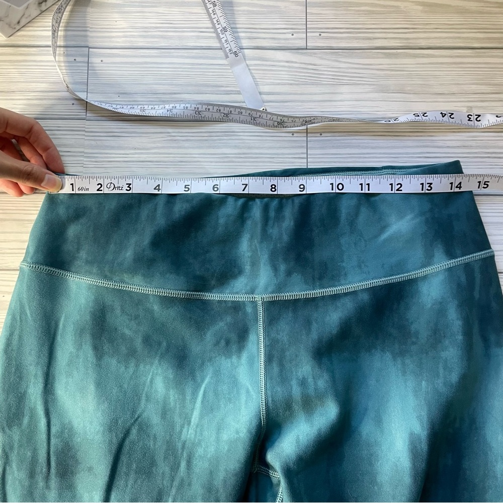 Calia Teal Tie-Dye Cropped Leggings size large - Picture 11 of 12